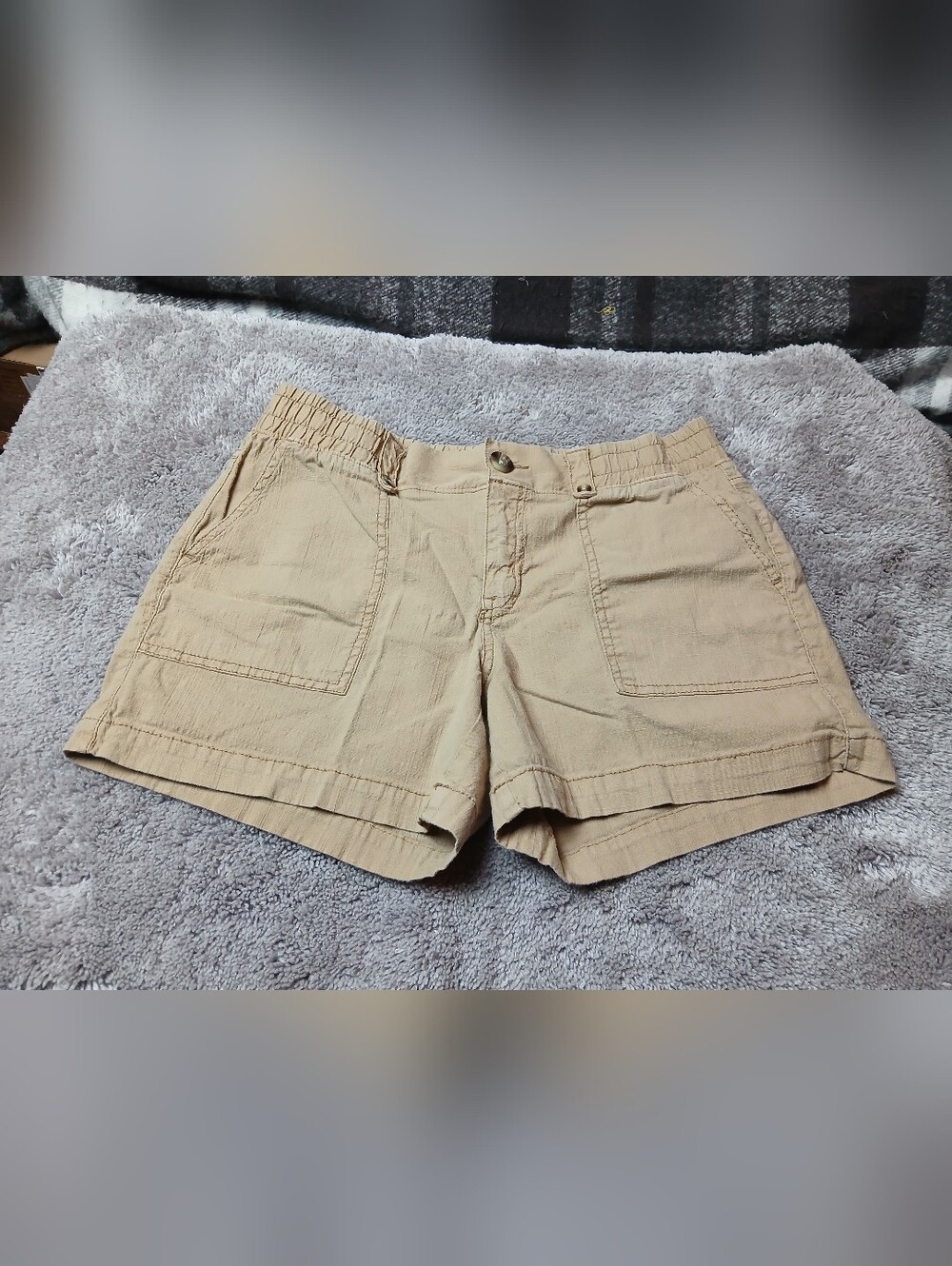 Sonoma Good For Life Everyday Women's Tan Cotton Bermuda Shorts